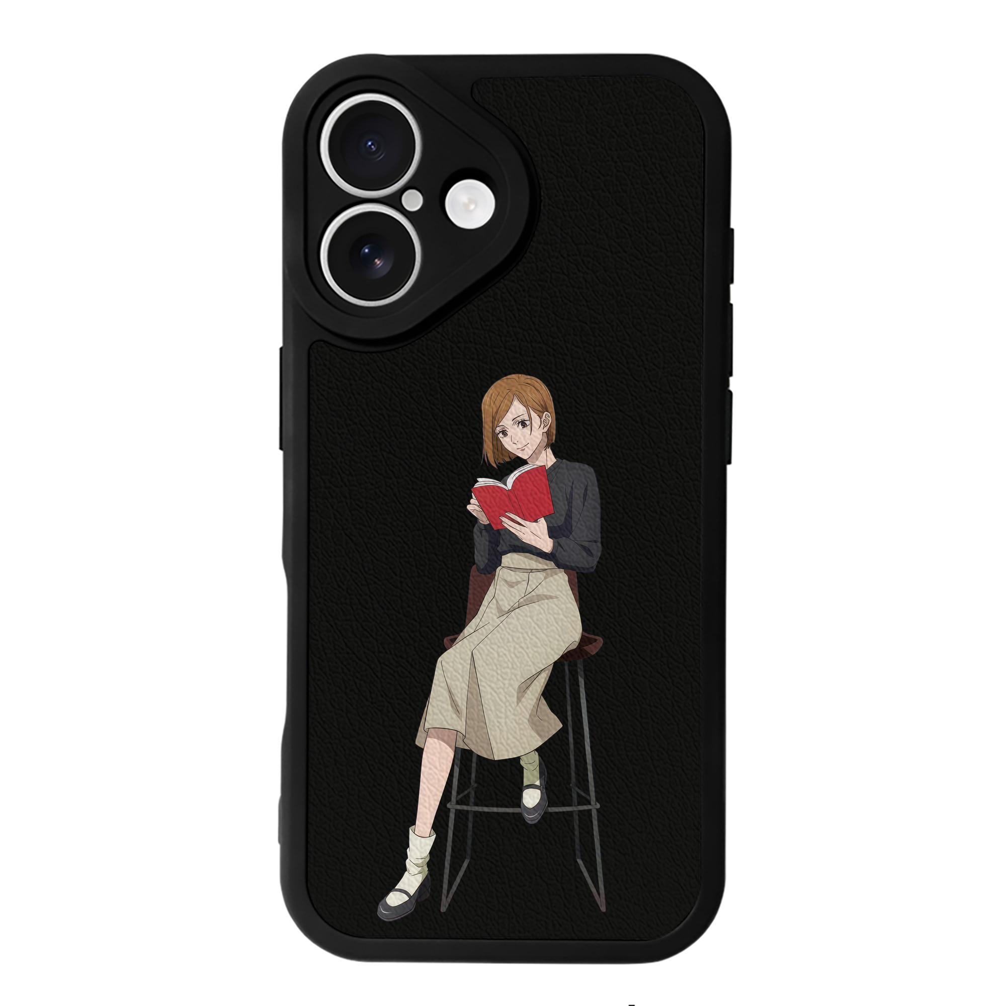 （画像用） 呪術廻戦 Jujutsu Kaisen 【iPhone 16シリーズ対応】シリコンスマホケース（レザー調） 材質：シリコン